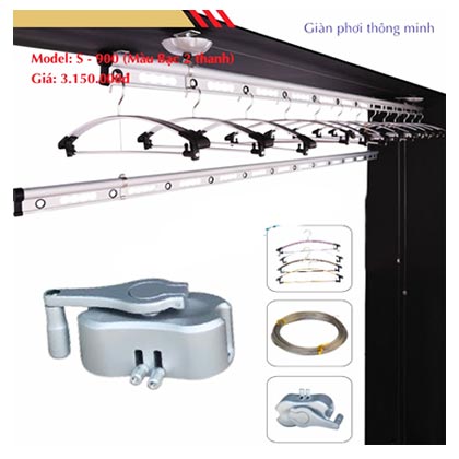 Giàn phơi Hòa Phát S900
