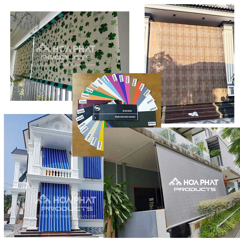 Các mẫu bạt cuốn đẹp