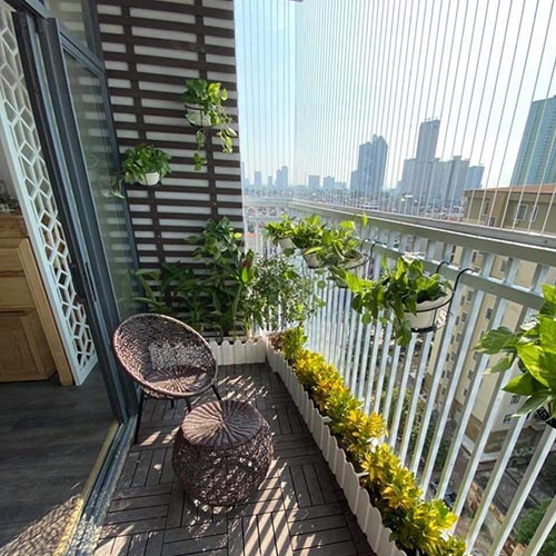 Lưới an toàn ban công chung cư