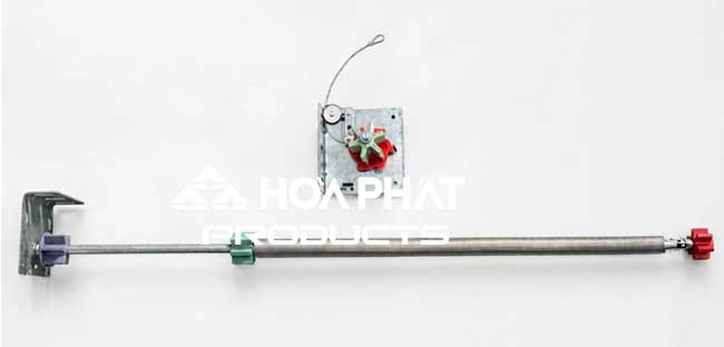 Cấu tạo lò xo tự hãm trong bạt cuốn Hòa Phát