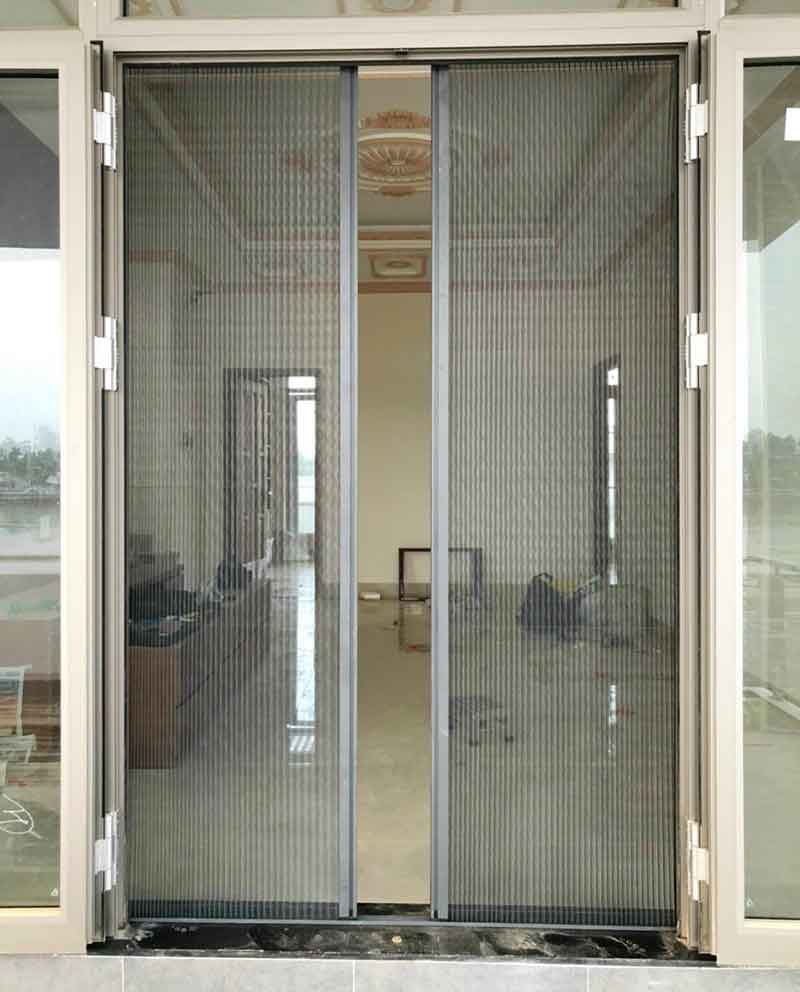 Cửa xếp lưới chống muỗi hệ Hòa Phát